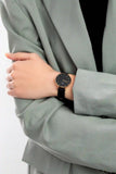 Daniel Wellington Classic Petite Reading Black Dial Black Leather Strap Watch For Women - DW00100167