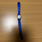 Marc Jacobs Henry White Dial Blue Leather Strap Watch for Women - MBM1238