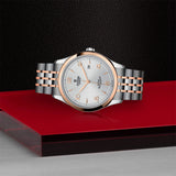 Tudor 1926 Automatic Silver Dial Two Tone Steel Strap Watch for Men - M91651-0001