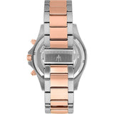 Maserati SFIDA Black Dial Two Tone Steel Strap Watch For Men - R8873640014