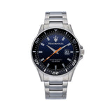 Maserati SFIDA Quartz Bue Dial Stainless Steel Watch For Men - R8853140001