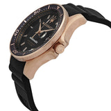 Maserati SFIDA Automatic Black Dial Black Rubber Strap Watch For Men - R8821140001