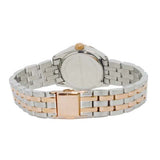 Marc Jacobs Peeker Silver Dial Two Tone Steel Strap Watch for Women - MBM3375