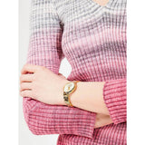 Michael Kors Portia Quartz Gold Dial Gold Steel Strap Watch For Women - MK3838