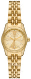 Michael Kors Lexington Analog Gold Dial Gold Steel Strap Watch for Women - MK4741