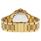 Michael Kors Camille Silver Diamonds Dial Gold Steel Strap Watch for Women - MK5756