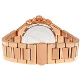 Michael Kors Camille Chronograph White Dial Rose Gold Steel Strap Watch for Women - MK5636