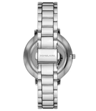 Michael Kors Pyper Three Hand Pink Dial Silver Steel Strap Watch For Women - MK4631