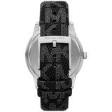 Michael Kors Tibby Chronograph Black Dial Black Leather Strap Watch For Women - MK2976
