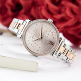 Michael Kors Sofie Quartz Rose Gold Dial Two Tone Steel Strap Watch For Women - MK3972
