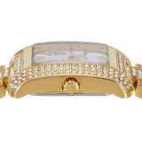 Michael Kors Emery Analog Crystals White Dial Gold Steel Strap Watch for Women - MK4835