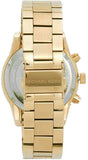 Michael Kors Ritz Gold Dial Gold Steel Strap Watch for Women - MK6356
