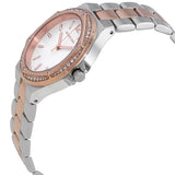 Michael Kors Lennox Three Hand Quartz Silver Dial Two Tone Steel Strap Watch For Women - MK6989