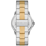 Michael Kors Analog Silver Dial Two Tone Steel Strap Watch For Women - MK7319