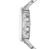 Michael Kors Sullivan Quartz White Dial Silver Steel Strap Watch For Men - MK8968