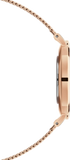 Daniel Wellington Petite Rose Gold Dial Rose Gold Mesh Bracelet Watch For Women - DW00100470