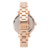 Michael Kors Sofie Quartz Rose Gold Dial Rose Gold Steel Strap Watch For Women - MK3882