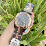 Marc Jacobs Blade Chronograph Grey Dial Two Tone Steel Strap Watch for Women - MBM3180