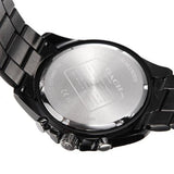 Coach Kent Chronograph Black Dial Black Steel Strap Watch for Men - 14602554
