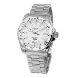 Gucci Dive Quartz White Dial Silver Steel Strap Watch for Men - YA136302