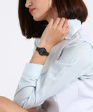 Emporio Armani Kappa Black Dial Black Mesh Strap Watch for Women - AR11252