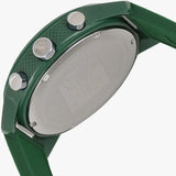 Lacoste 12.12 Chronograph Green Dial Green Silicone Strap Watch for Men - 2010973