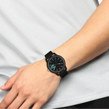 Lacoste 12.12 Black Dial Black Silicon Strap Watch for Men - 2011134