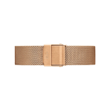 Daniel Wellington Classic Petite Melrose White Dial Rose Gold Mesh Bracelet Watch For Women - DW00100163