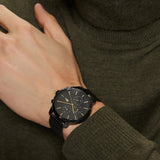 Lacoste Replay Black Dial Black Steel Strap Watch for Men - 2011194