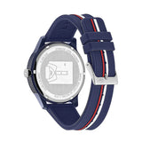 Lacoste 12.12 Blue Dial Two Tone Silicon Strap Watch for Men - 2011070