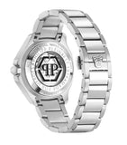 Philipp Plein High-Conic Automatic Silver Dial Silver Stainless Steel Strap Watch For Men - PWRAA0223