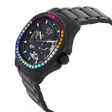 Philipp Plein High-Conic Automatic Black Dial Black Stainless Steel Strap Watch For Men - PWRAA0823