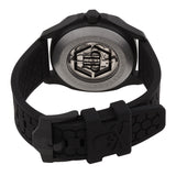 Philipp Plein Skeleton Spectre Black Dial Black Silicone Strap Watch for Men - PWRAA1023