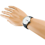 Lacoste Moon Multifunction White Dial Blue Leather Strap Watch for Men - 2010975