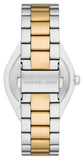 Michael Kors Lennox Three-Hand White Dial Two Tone Steel Strap Watch for Women - MK7464