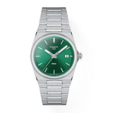 Tissot PRX Green Dial Silver Steel Strap Watch for Women - T137.210.11.081.00