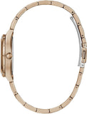 Guess Solstice Diamonds Rose Gold Dial Rose Gold Steel Strap Watch for Women - GW0403L3