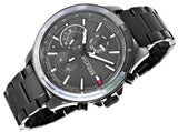 Tommy Hilfiger Bank Grey Dial Grey Steel Strap Watch for Men - 1791719
