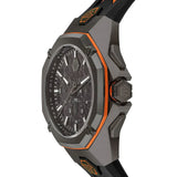 Philipp Plein Octagon Black Grey Black And Orange Silicone Strap Watch for Men - PWTBA0523