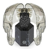 Philipp Plein Octagon Black Dial Black Silicone Strap Watch for Men - PWTBA0623