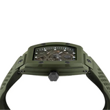 Philipp Plein The Skeleton Green Dial Green Silicone Strap Watch for Men- PWVBA0223