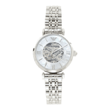 Emporio Armani Meccanico Mother of Pearl Dial Silver Steel Strap Watch For Women - AR1991