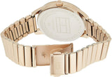 Tommy Hilfiger Brooke Silver Dial Rose Gold Steel Strap Watch for Women - 1782021