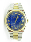 Michael Kors Channing Blue Dial Two Tone Steel Strap Watch For Women - MK5893