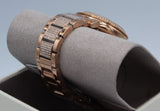 Michael Kors Abbey Three-Hand Analog Crystals Rose Gold Dial Rose Gold Steel Strap Watch for Women - MK4617