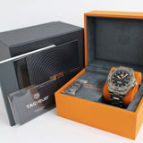 Tag Heuer Aquaracer Calibre 5 Bamford Limited Edition Black Dial Grey Steel Strap Watch for Men - WAY208C.FC6383