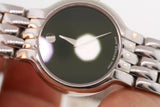 Movado Veturi Quartz Black Dial Silver Steel Strap Watch for Women - 0606338