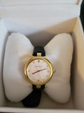 Gucci Diamantissima Quartz Mother of Pearl Dial Black Leather Strap Watch for Women - YA141404