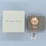 Michael Kors Brynn Analog Rose Gold Dial Rose Gold Steel Strap Watch For Women - MK7318