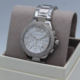 Michael Kors Camille Crystals Quartz Silver Dial Silver Steel Strap Watch for Women - MK6993